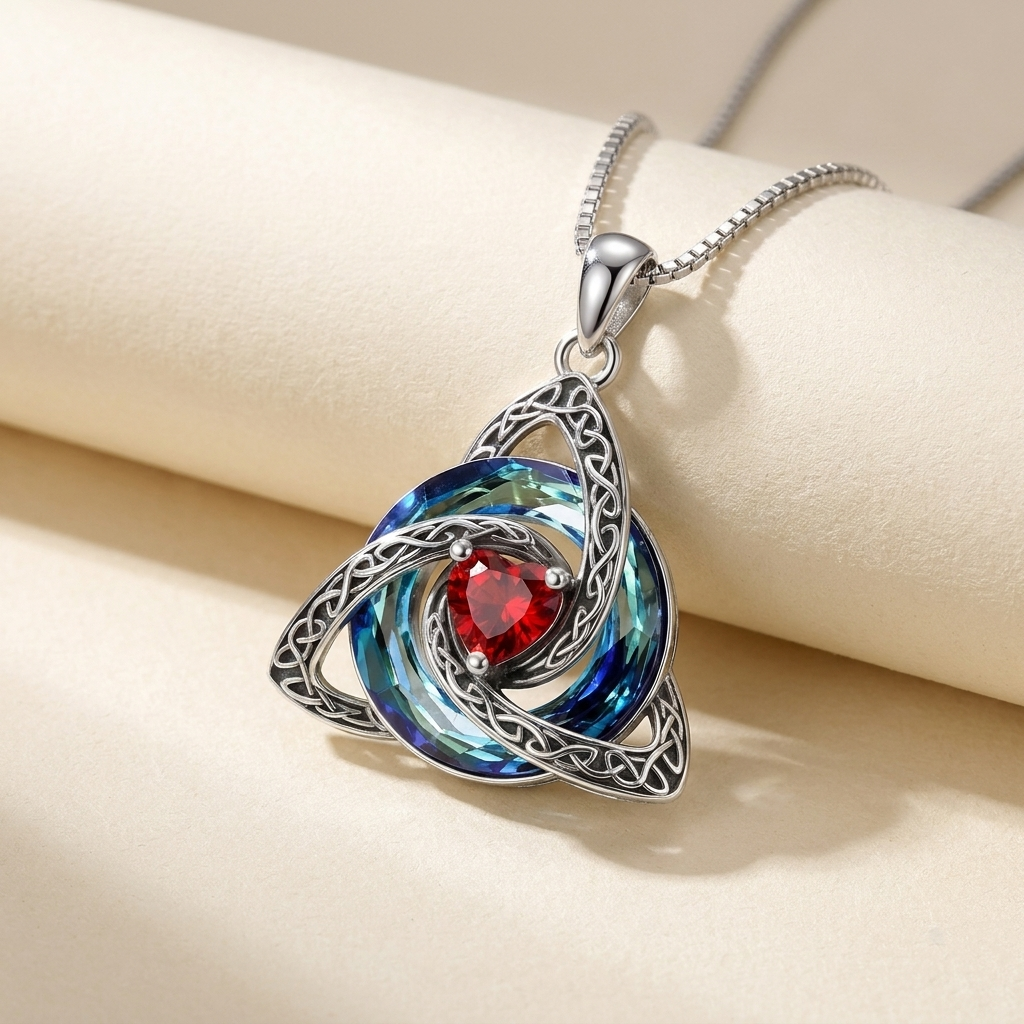 Zenra™ Witch Knot Birthstone Necklace