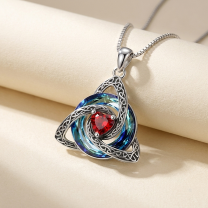Zenra™ Witch Knot Birthstone Necklace