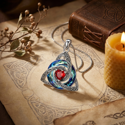 Zenra™ Witch Knot Birthstone Necklace