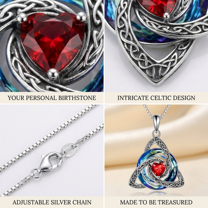 Zenra™ Witch Knot Birthstone Necklace