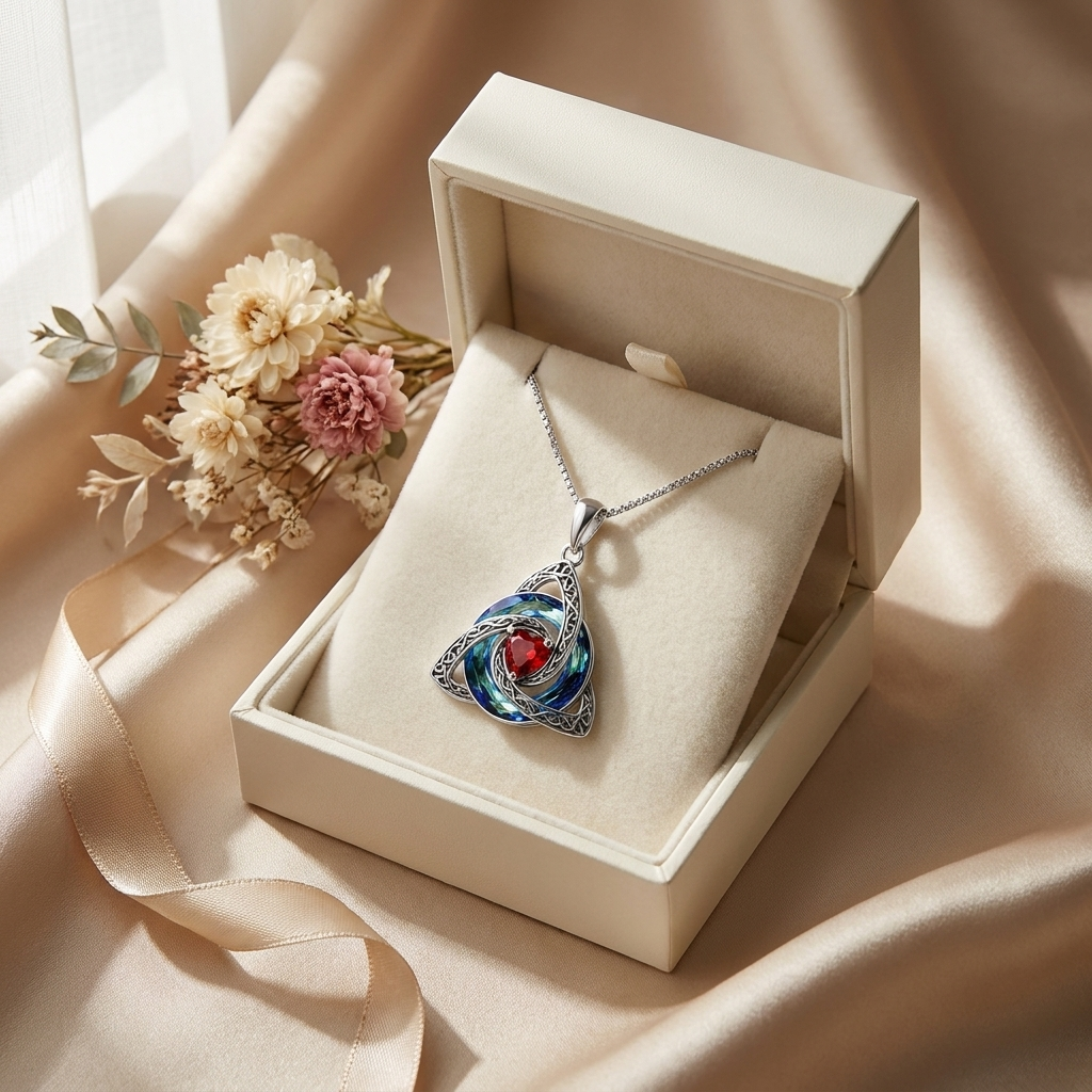 Zenra™ Witch Knot Birthstone Necklace
