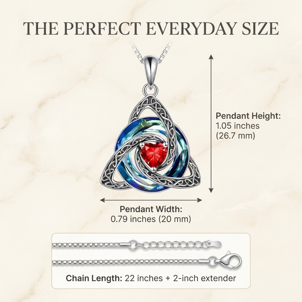 Zenra™ Witch Knot Birthstone Necklace
