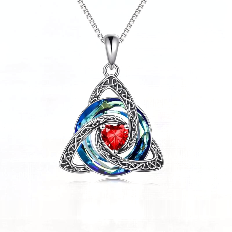 Zenra™ Witch Knot Birthstone Necklace