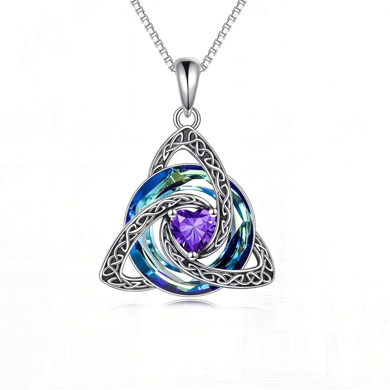 Zenra™ Witch Knot Birthstone Necklace