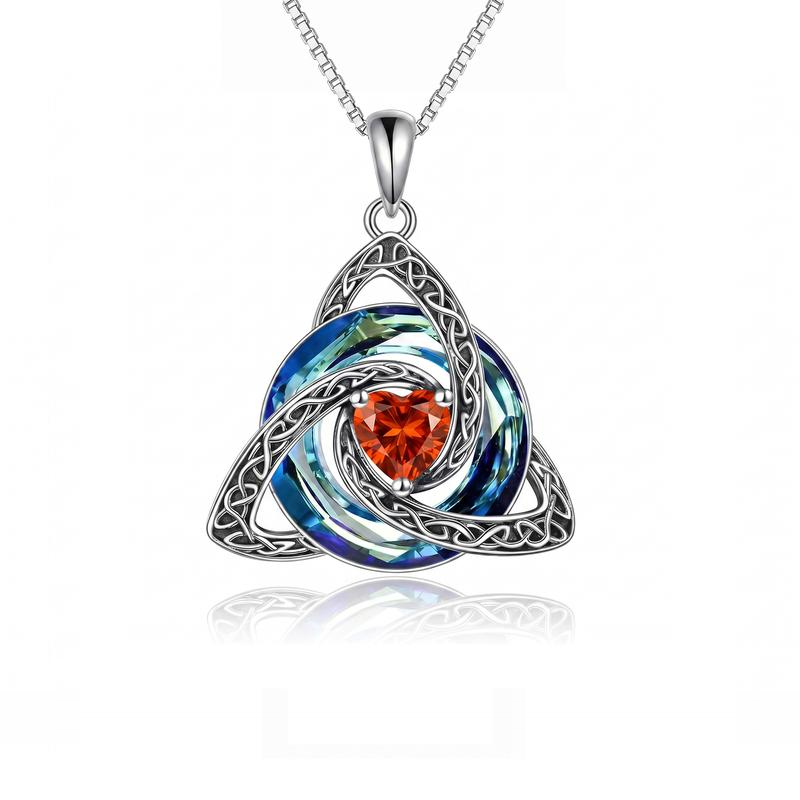 Zenra™ Witch Knot Birthstone Necklace