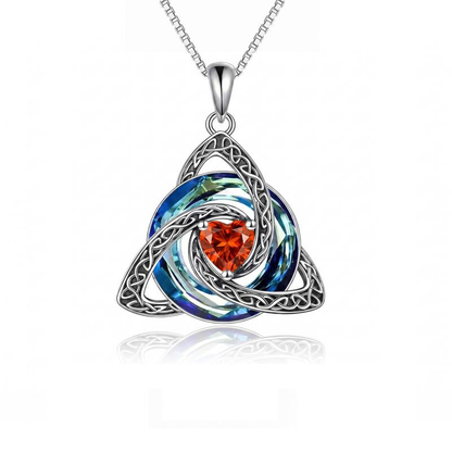 Zenra™ Witch Knot Birthstone Necklace