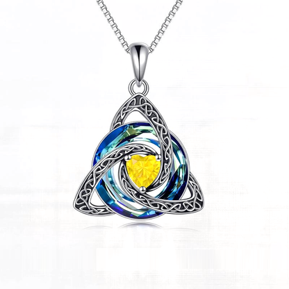 Zenra™ Witch Knot Birthstone Necklace
